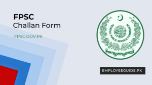 FPSC Challan Form