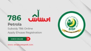 Petrol Subsidy 786 Online Apply Ehsaas Registration